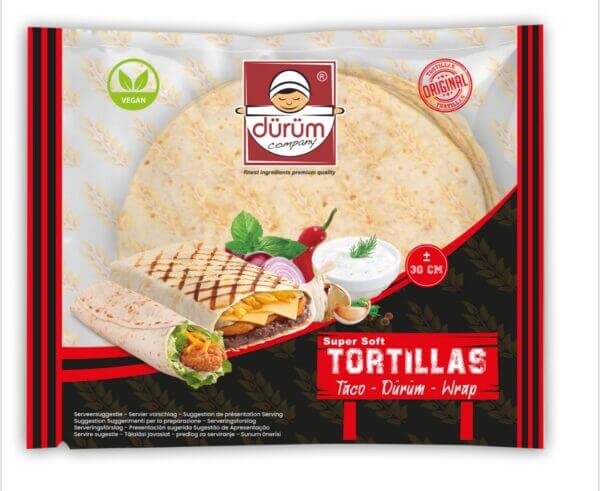 Durum Tortilla Wraps 15cm (6") 20 x 10 - 222gr