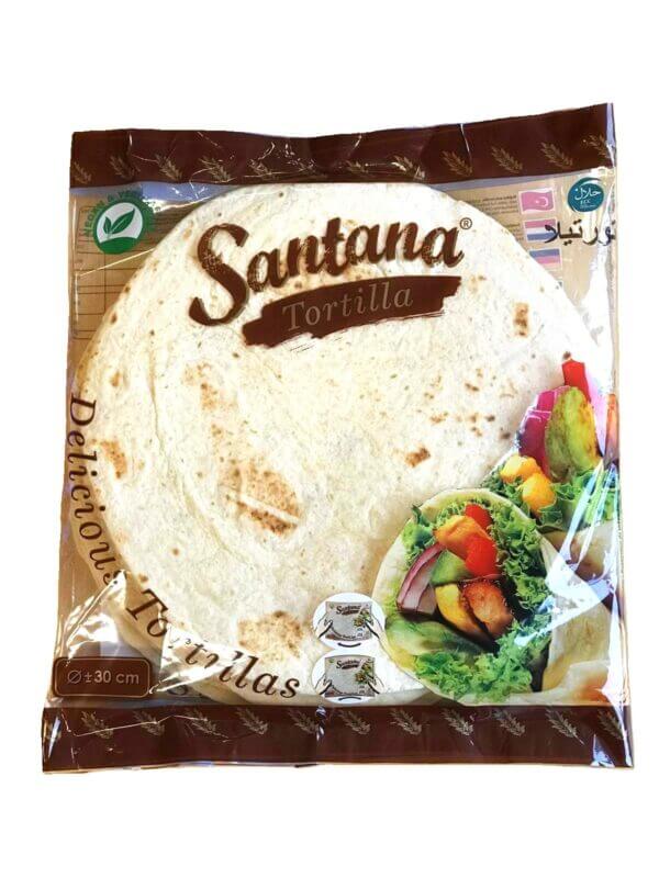 Santana Tortilla Wraps 30cm (12") 10x10 - 800gr