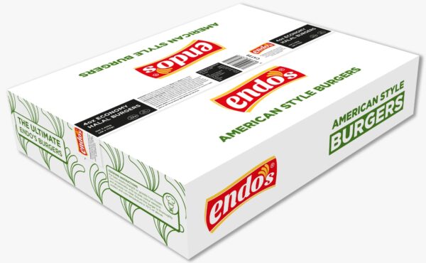 4oz Economy Halal Burgers 48 x 113g