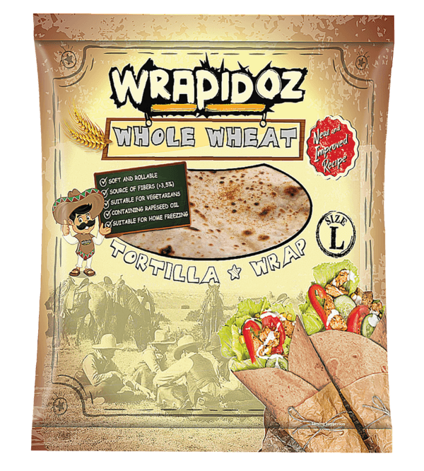 Wrapidoz Whole Wheat Tortilla Wraps